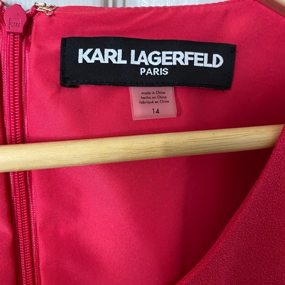 PINK KARL LAGERFELD PARIS DRESS - Picture 2 of 5